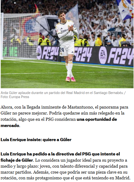 arda guler luis enrique
