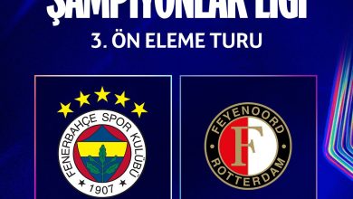 Fenerbahçe, UEFA Şampiyonlar Ligi 3. Ön Eleme Turu'nda Hollanda'nın Feyenoord takımı ile eşleşti