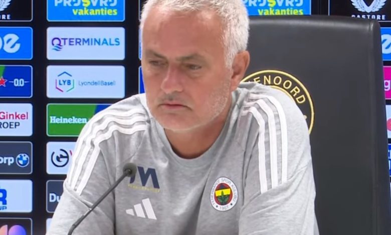 Fenerbahçe Teknik Direktörü Jose Mourinho yarın oynanacak Feyenoord maçında şanslarının yüzde 50 olduğunu açıkladı