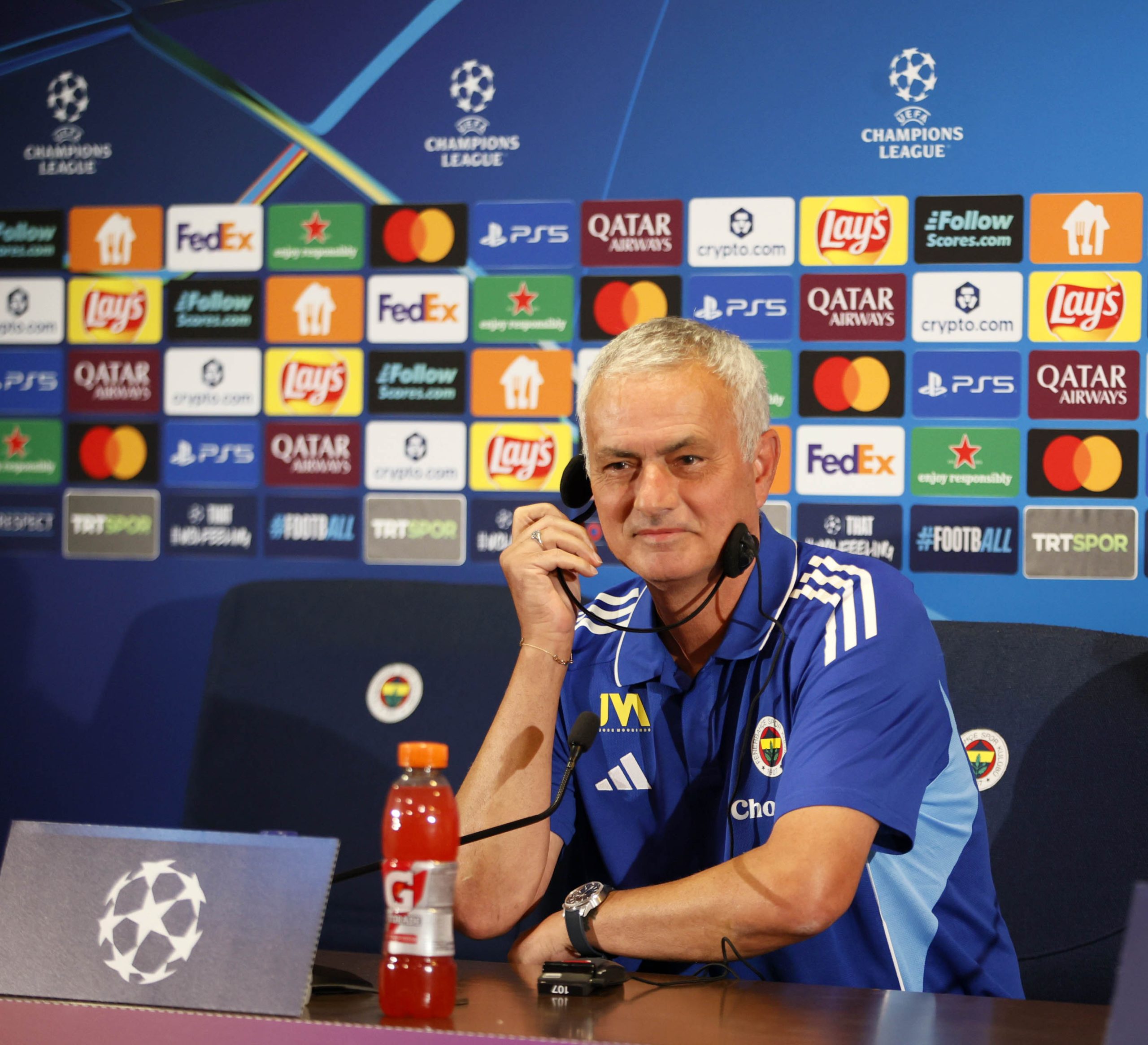 Fenerbahçe Teknik Direktörü Jose Mourinho, Benfica eşleşmesinin zorluğuna dikkat çekerek, “Ben Nice’e karşı oynamayı tercih ederdim" dedi.