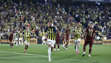 Fenerbahçe, Okay Yokuşlu'nun 20. dakikada kırmızı kart görmesiyle 10 kişi kalan Trabzonspor'u 1-0 mağlup etti