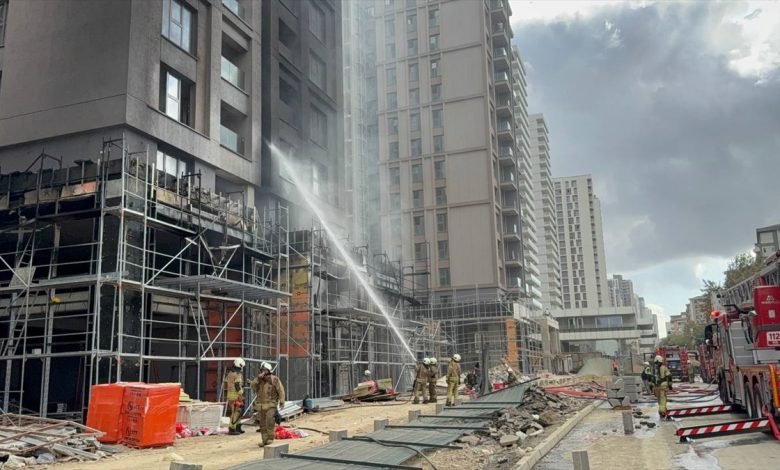 Kadıköy Fikirtepe’de inşaat halindeki 12 katlı binada çıkan yangın, itfaiye ekiplerinin müdahalesiyle kontrol altına alındı.