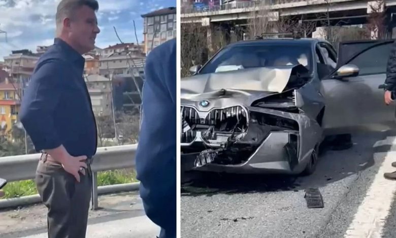 Fenerbahçe Başkanı Sadettin Saran’ın içinde bulunduğu araç, kulübe geliş sırasında trafik kazasına karıştı.