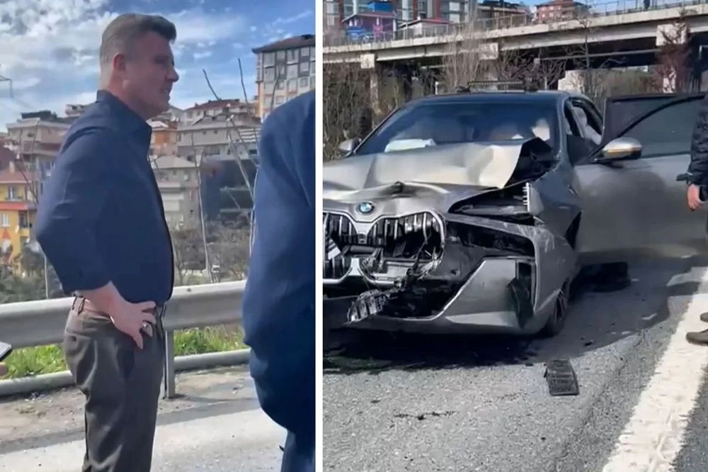 Fenerbahçe Başkanı Sadettin Saran’ın içinde bulunduğu araç, kulübe geliş sırasında trafik kazasına karıştı.