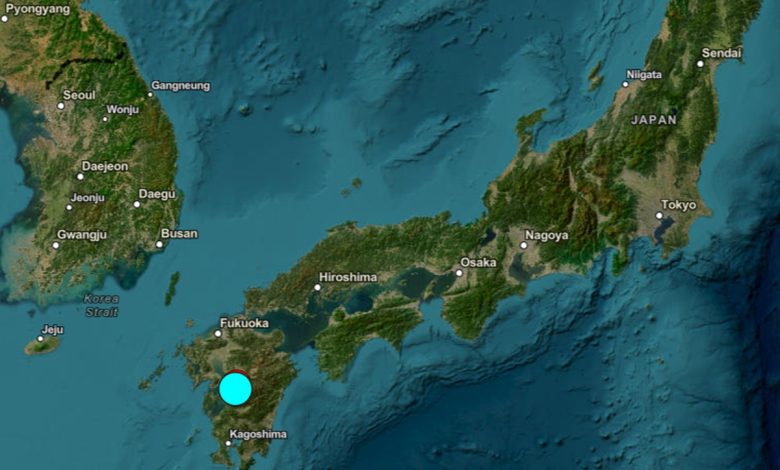 Japonya’nın güneyindeki Kumamoto eyaleti açıklarında 7,1 büyüklüğünde deprem meydana geldi.