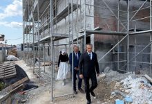 Kadıköy Anadolu İmam Hatip Lisesi Kız Öğrenci Yurdu inşaatında devam eden çalışmalar yerinde incelendi.
