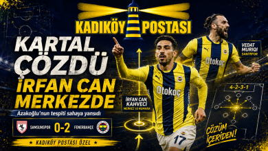 Lyon’dan sonra uyarmıştı! İsmail Kartal Fenerbahçe’nin sorununu İrfan Can Kahveci ile çözdü 3 Murat Azakoğlu işaret etmişti, İsmail Kartal çözümü buldu: İrfan Can Kahveci ön merkeze geçti.